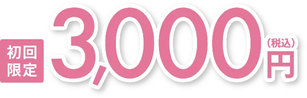 初回限定 3,000円（税込）