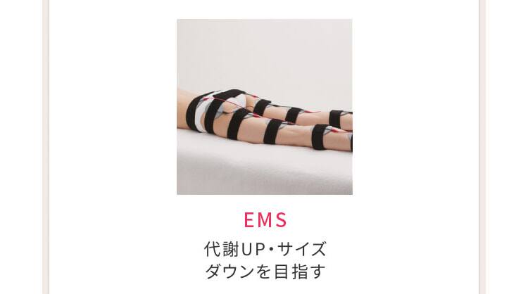 EMS：代謝UP・サイズダウンを目指す