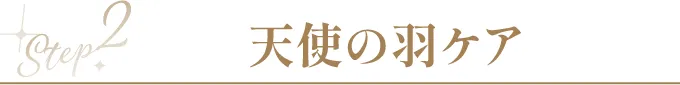 Step2 天使の羽根ケア