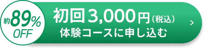 約89％OFF 初回3,000円（税込）体験コースに申し込む