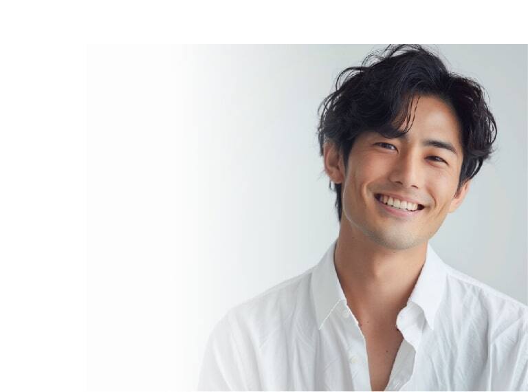 男性お客様の喜びのお喜びの声をご紹介 MVイメージSP用