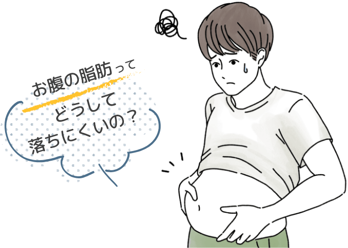 「そもそもどうして痩せられないの?」女性のイラスト